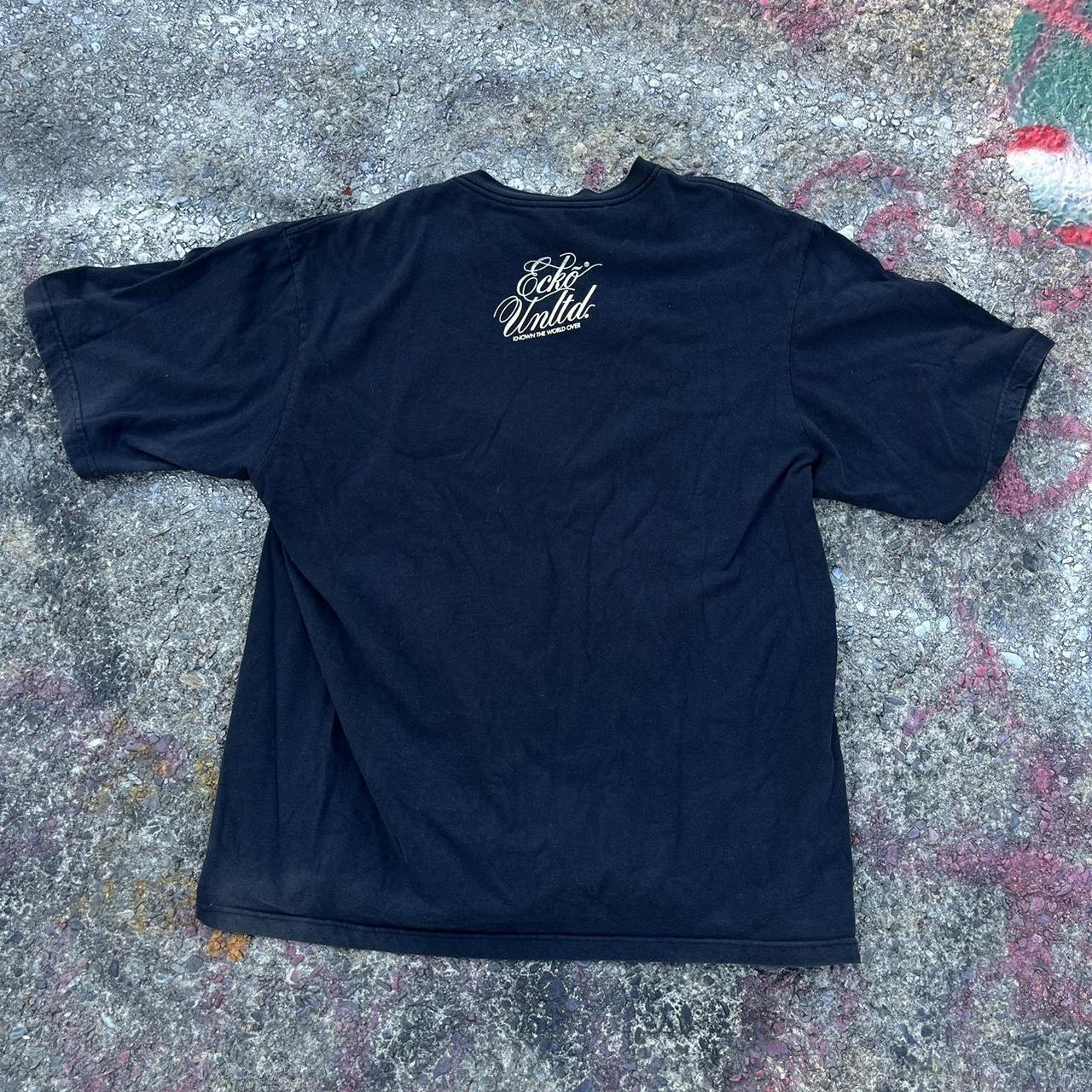 Vintage y2k Ecko Unltd. 2 sided Oversized Shirt... - Depop