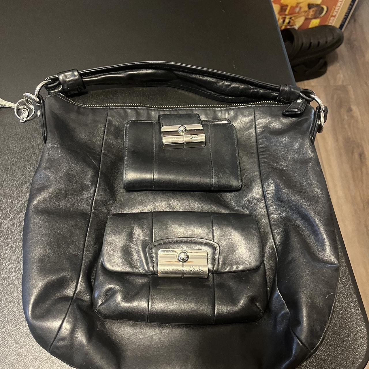 AUTHENTIC COACH KRISTIN cheapest SILVER HOBO BAG