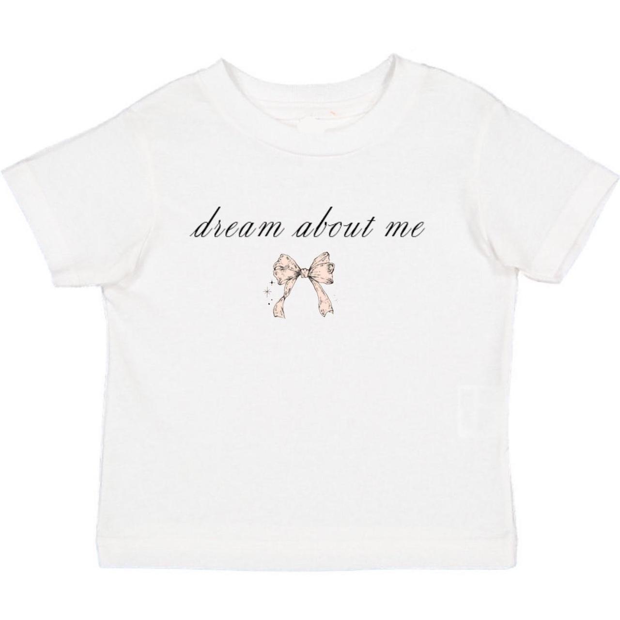 Dream about me ribbon graphic baby tee! 💕 100... Depop