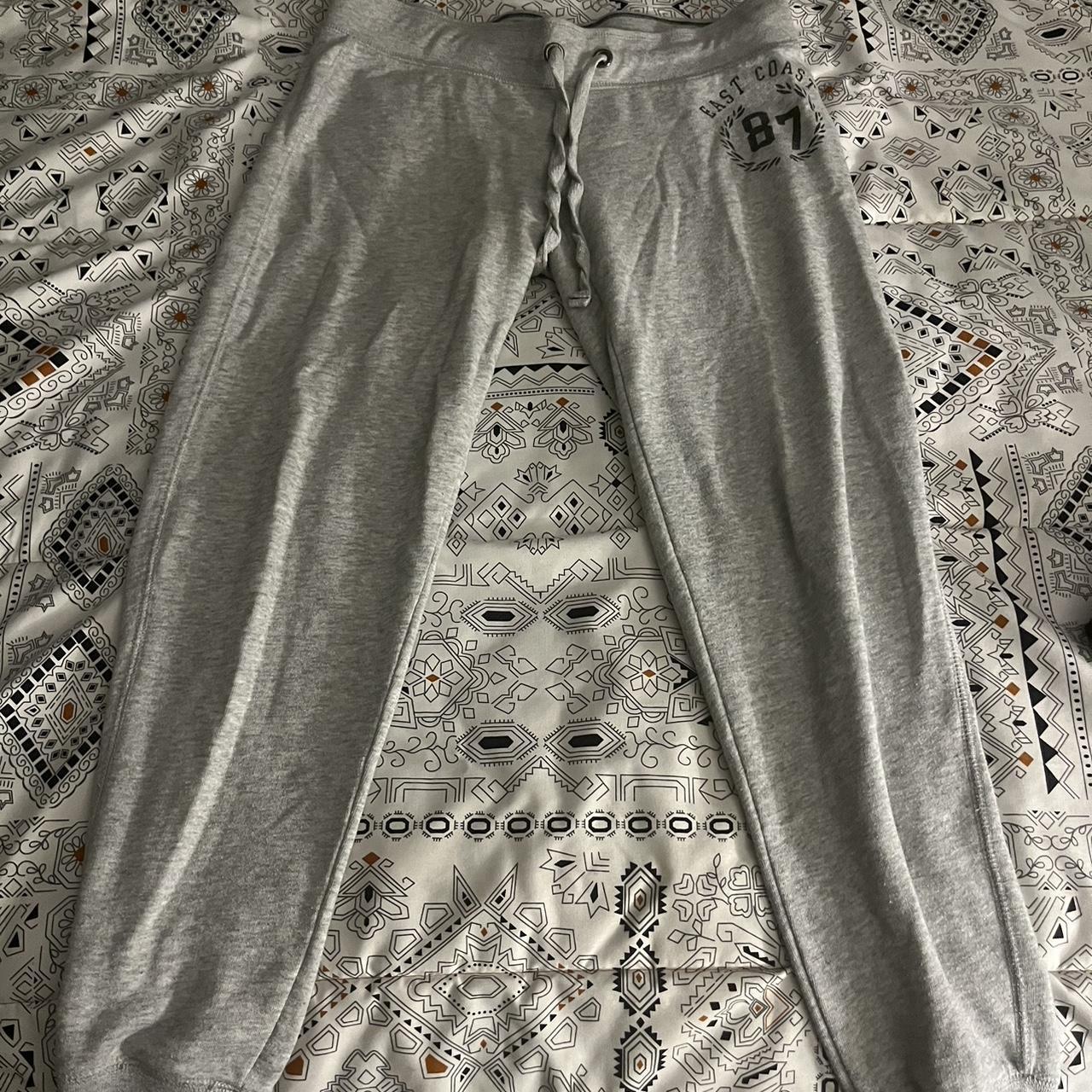 Aeropostale grey sweatpants Size medium Have had for - Depop