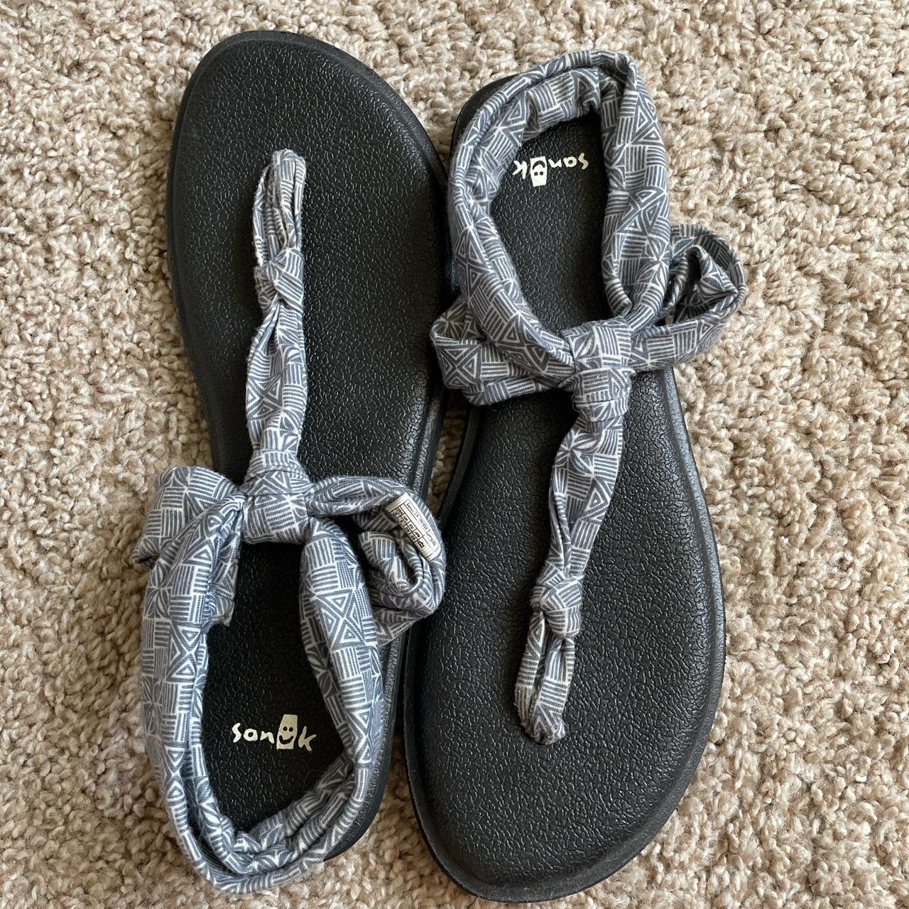 Sanuk Sandals - Navy & Black size US 8