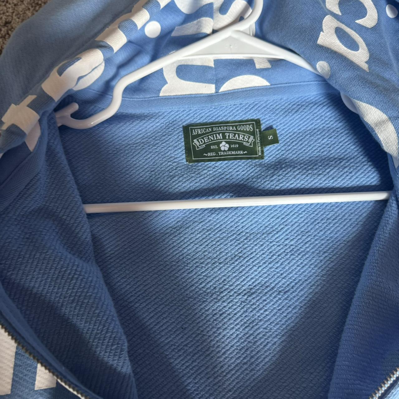 Blue Denim Tears Systemic Racism Controls America | Depop Blue Denim Tears Systemic Racism Controls America | Depop