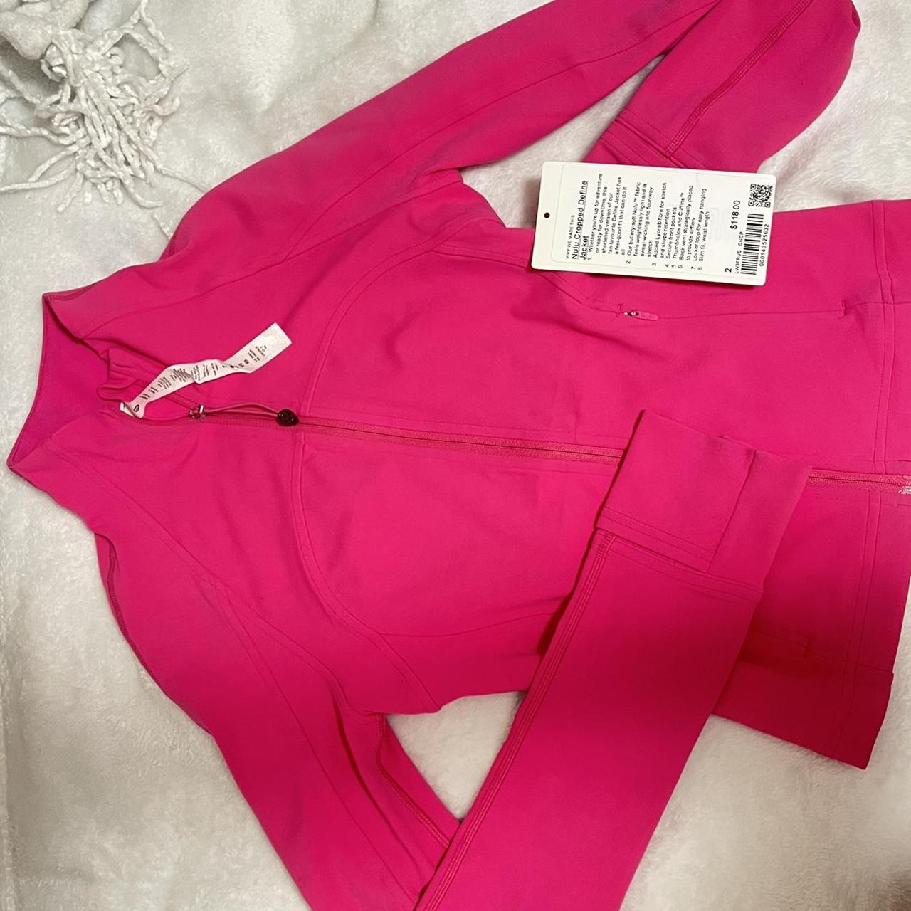 SONIC PINK LULULEMON NULU CROPPED DEFINE JACKET Depop sonic-pink-lululemon-nulu-cropped-define-jacket-depop