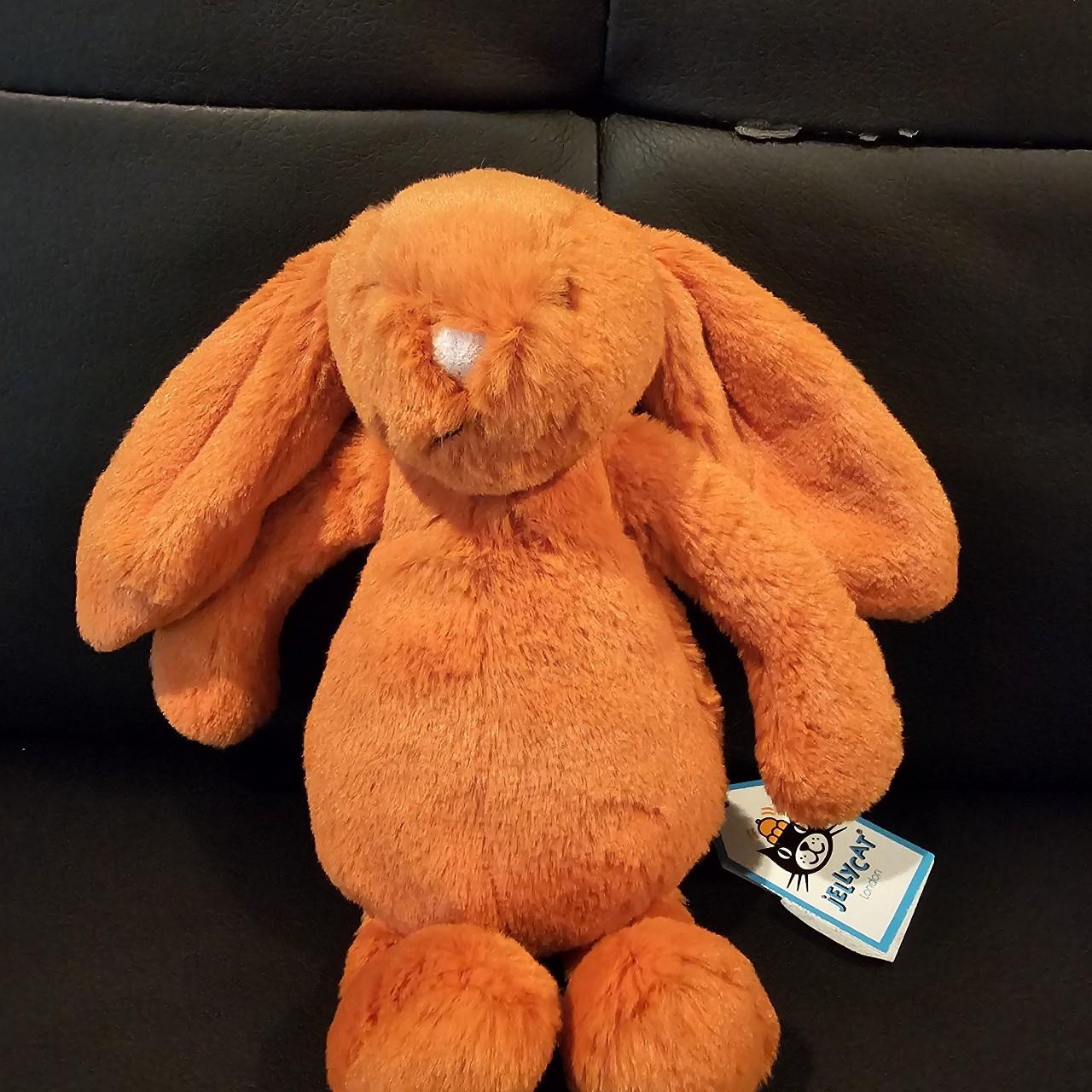 Jellycat small bashful tangerine bunny brand new... Depop