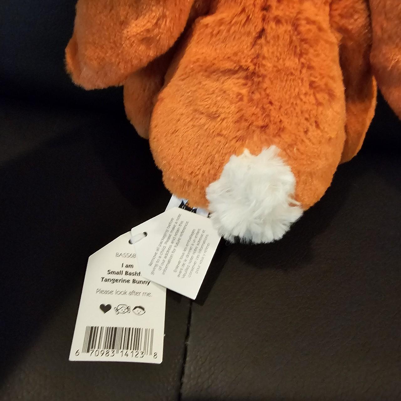 Jellycat small bashful tangerine bunny brand new... Depop