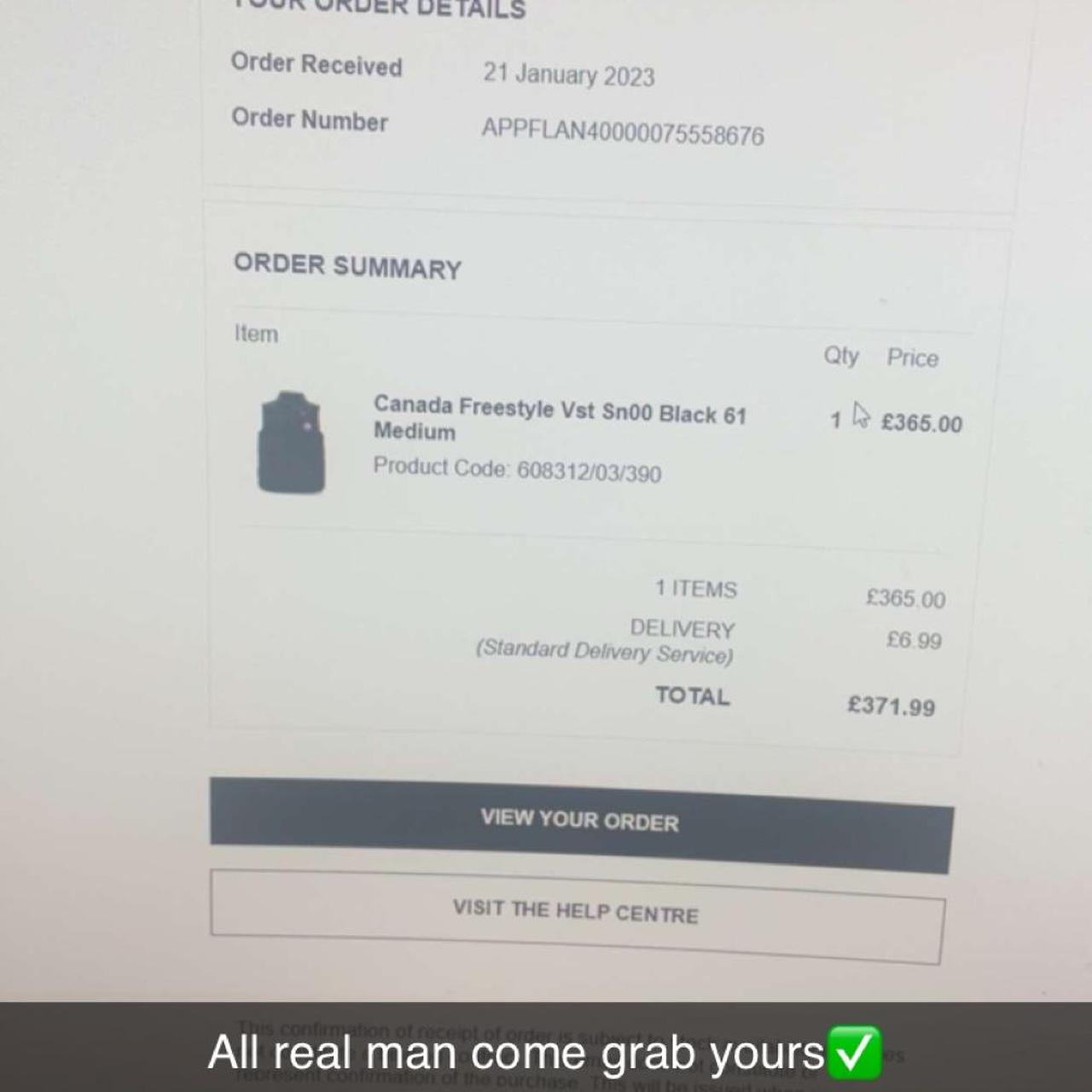 Canada goose gilet , authentic gilet going for cheap - Depop