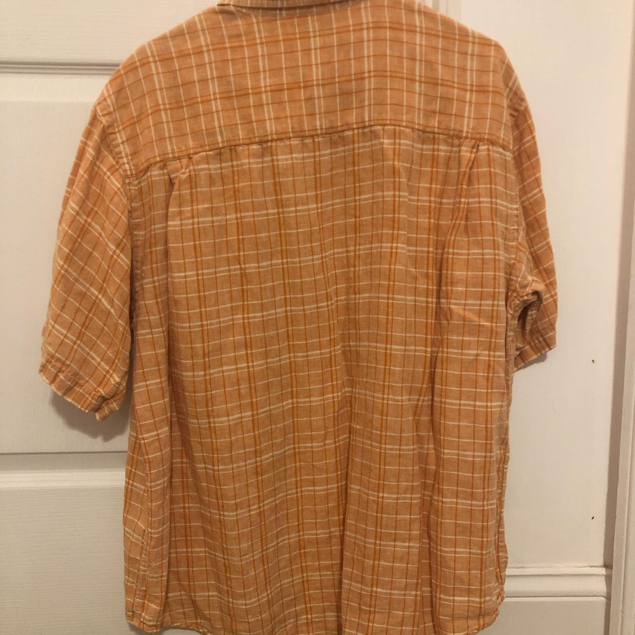 Turnbury orange shirt Size: men’s large #vintage #2000s - Depop