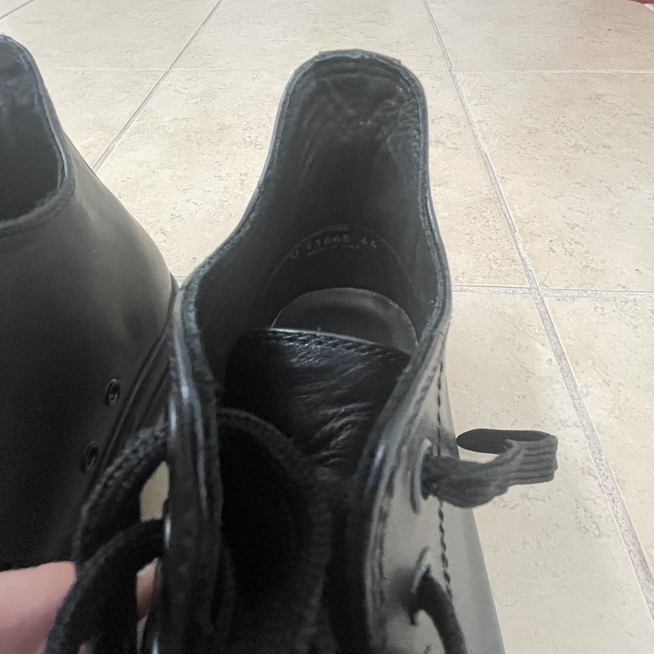 Triple Black Rick Owens Size 10 R3ps DM Before... - Depop