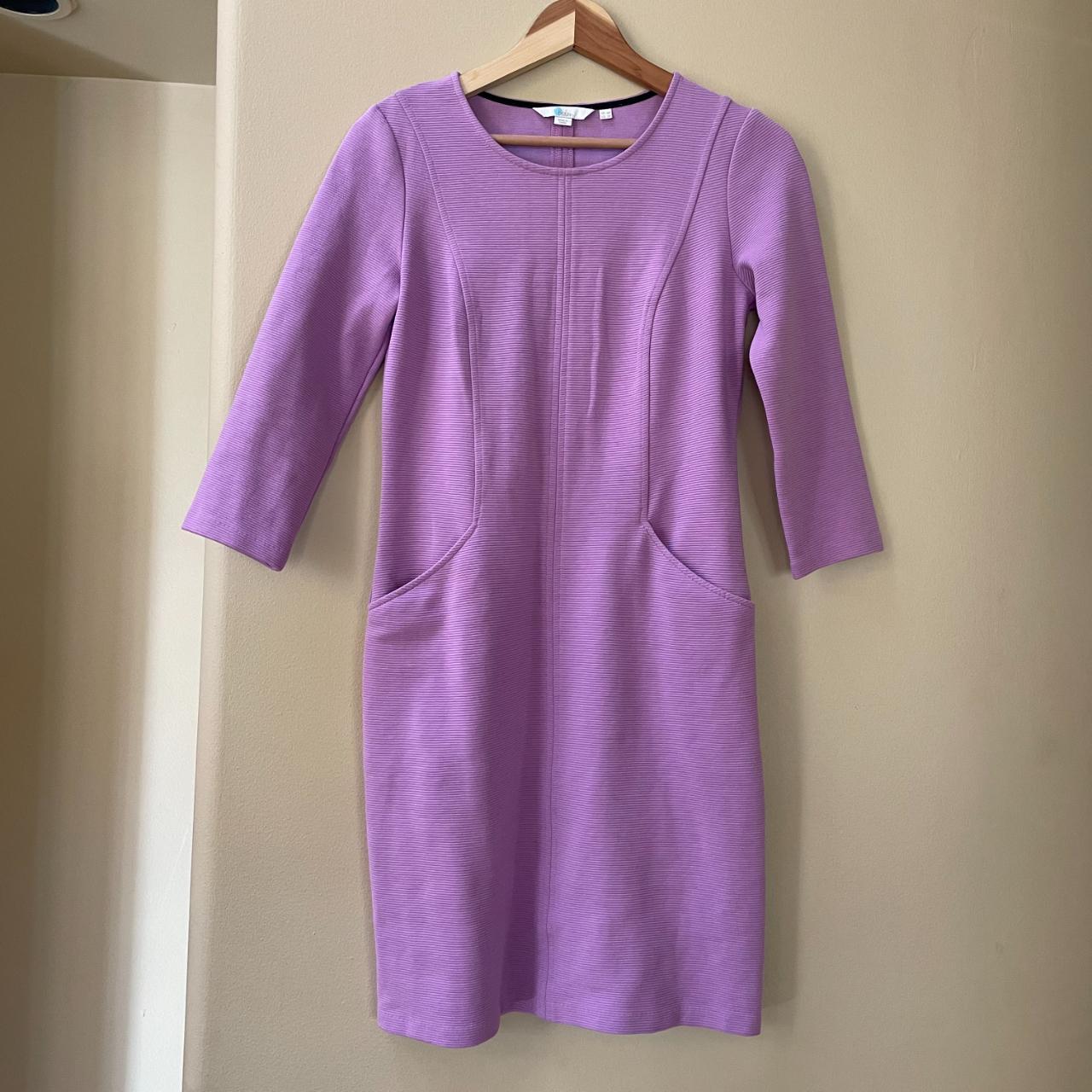 Boden Auria Ottoman Lilac Dress Size US 2R UK Depop