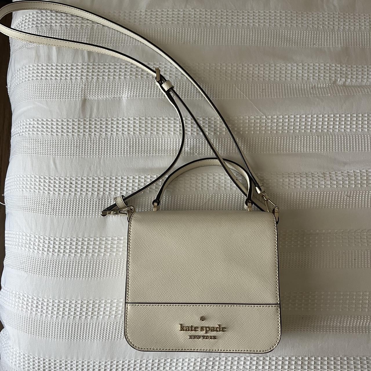 Ice blue Kate spade small crossbody bag. Great for - Depop