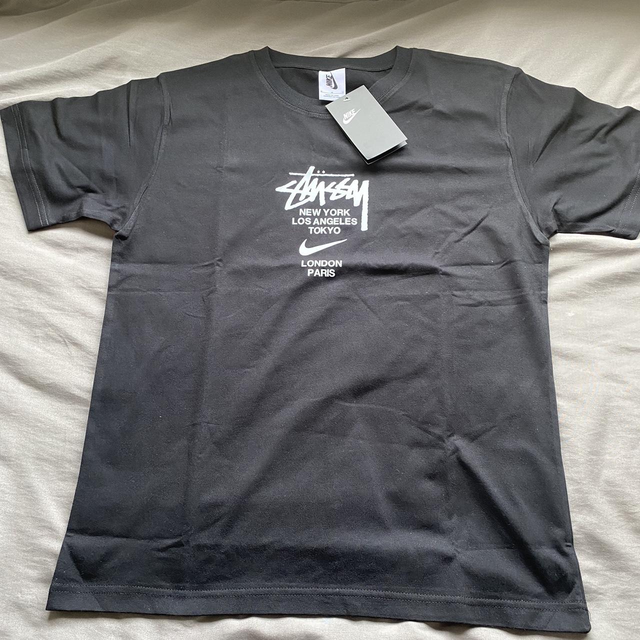 nike x stussy tshirt brand new with tags size M feel... - Depop