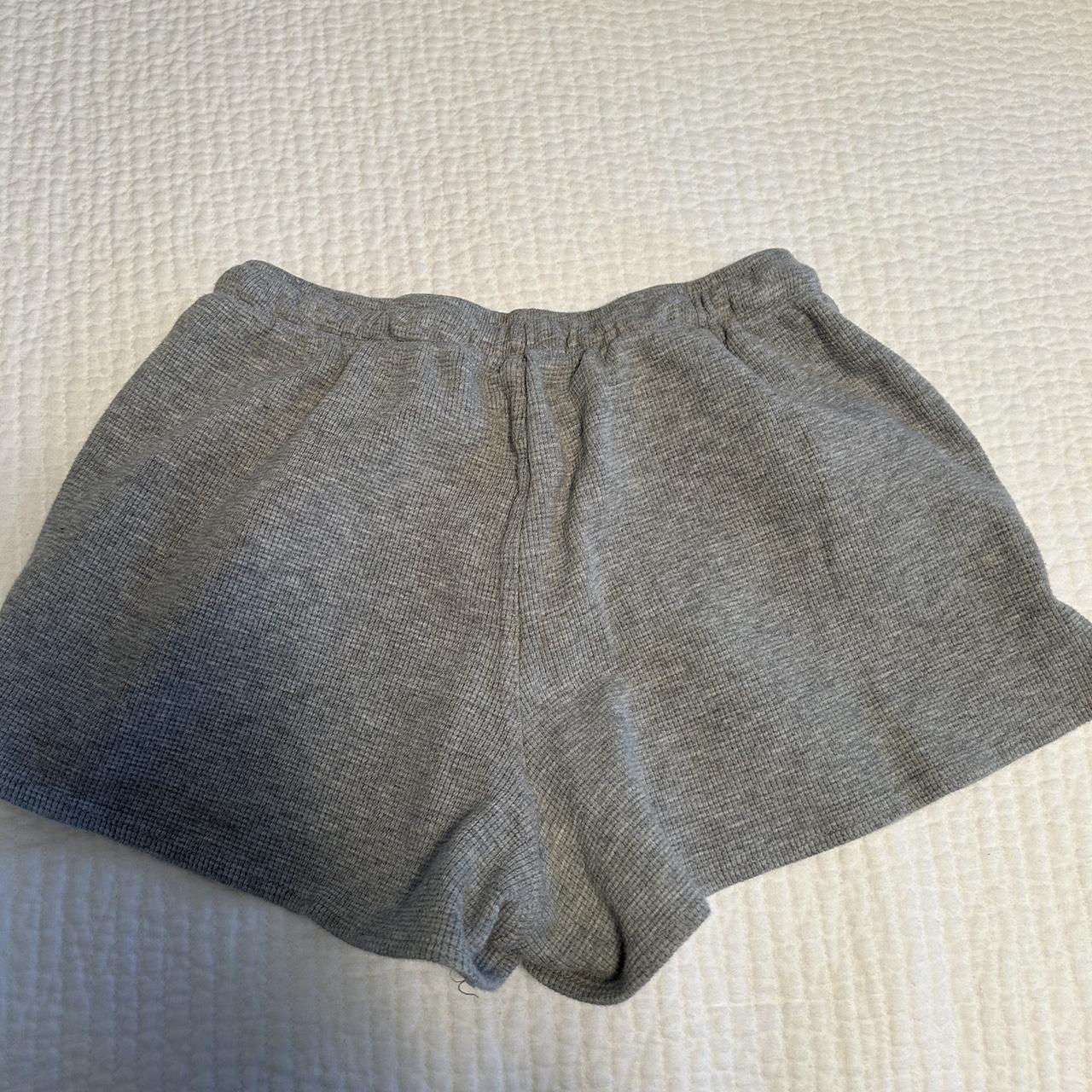 brandy melville shorts grey very cute never worn - Depop