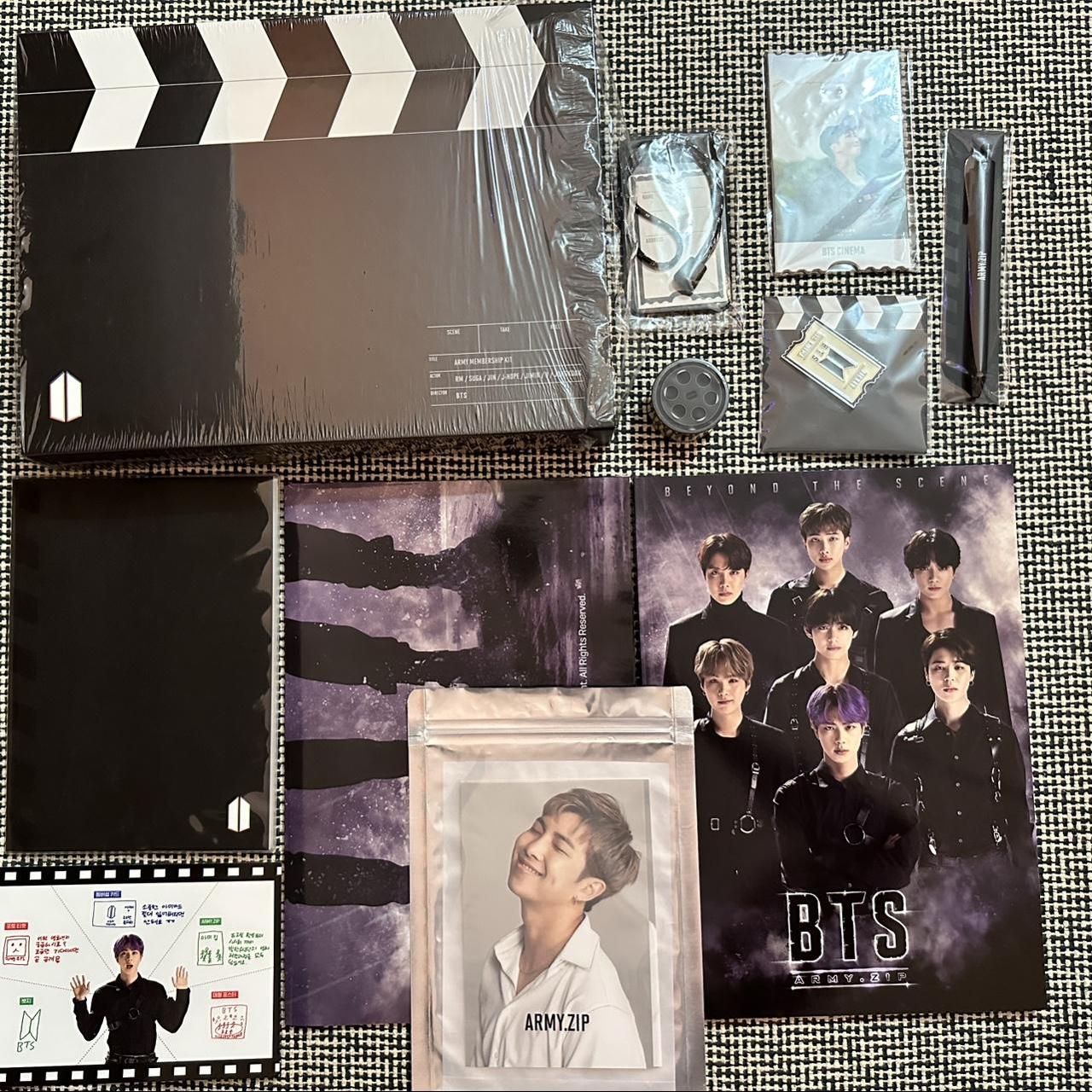 BTS Official Army Zip 5th Membership Kit All Members Plastic