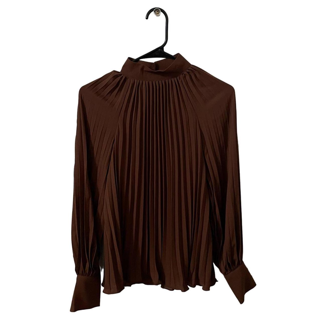 H&m pleated outlet blouse