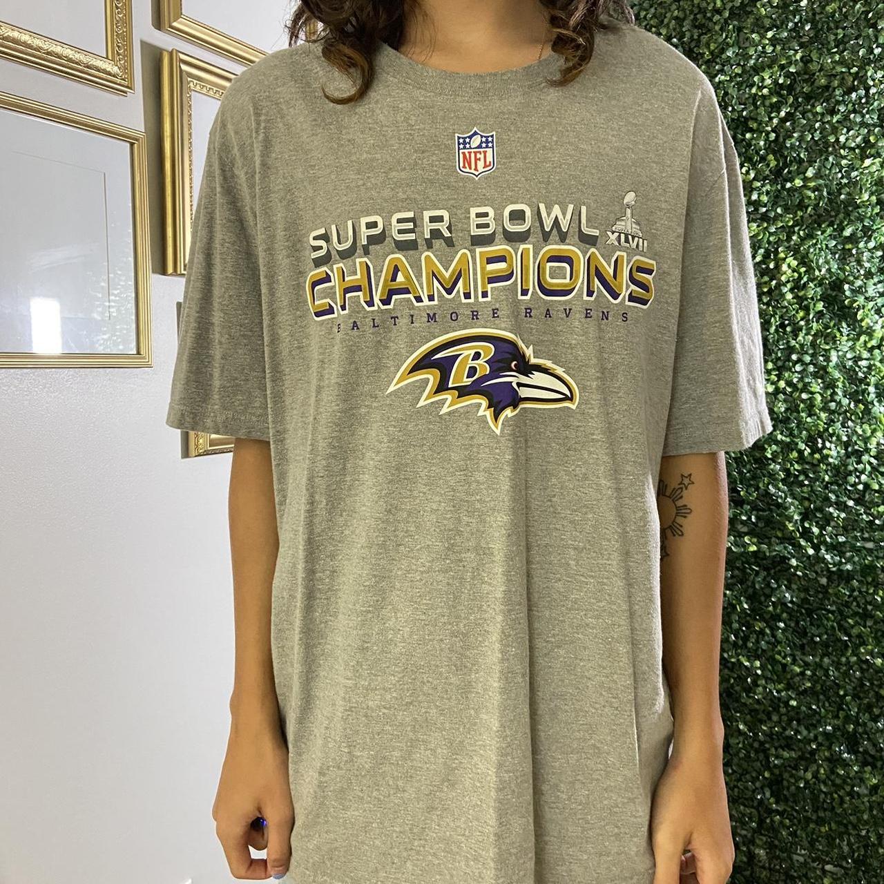 Vintage Super Bowl Ravens Shirt Men's XL - Depop