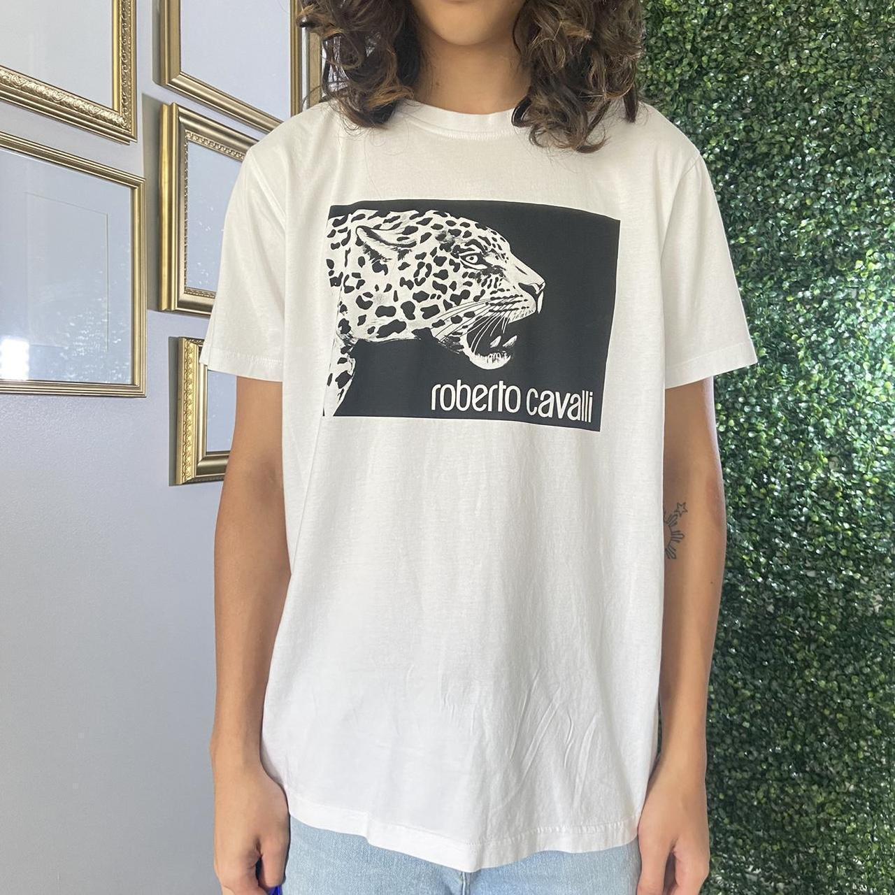 Tシャツ・カットソー Roberto Cavalli SS23 ANIMAL PRINT SHIRT (QKT704_SZF4905558) Roberto Cavalli SS23 ANIMAL PRINT SHIRT (QKT704_SZF4905558