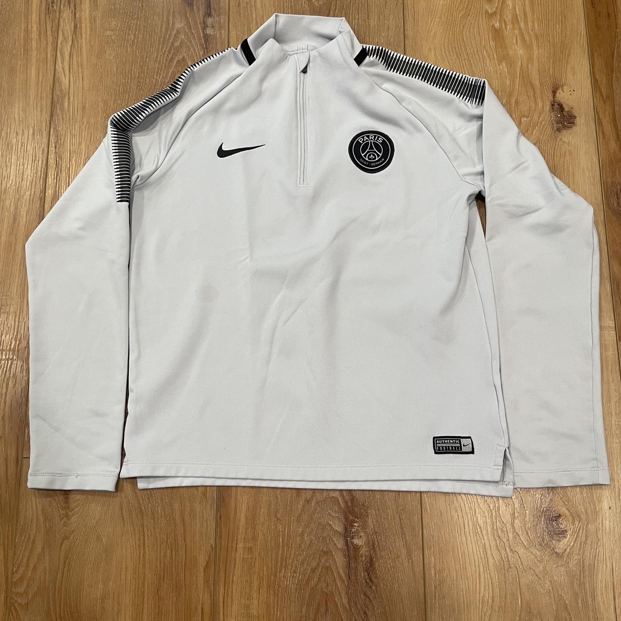 psg training jacket white
