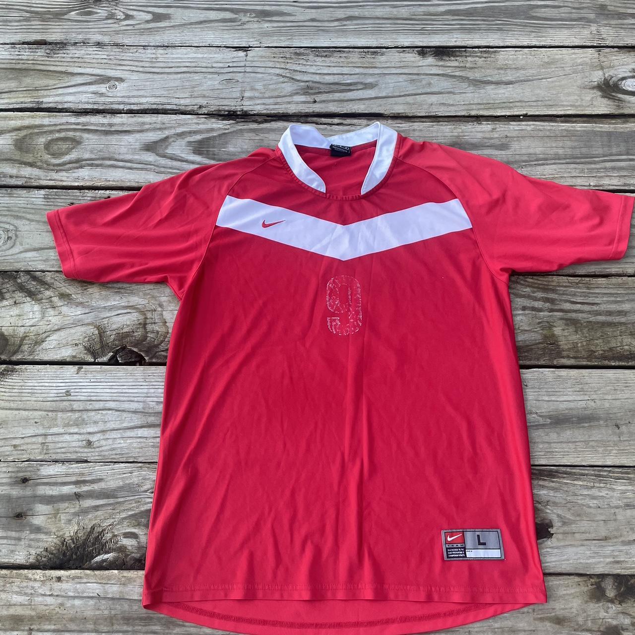 Nike Soccer Jersey, size large Great condition, no... - Depop
