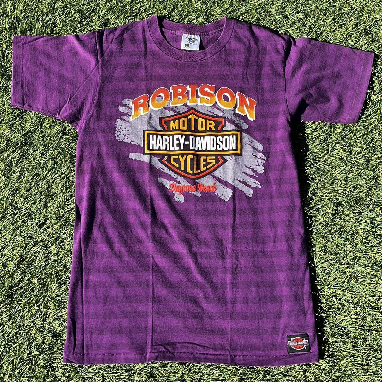 size large, 90’s harley davidson, tshirt single... Depop