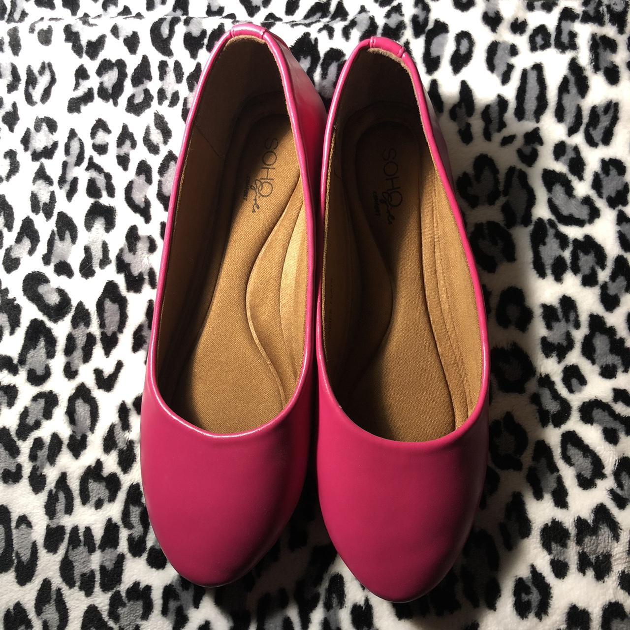 Ladies on sale pink flats