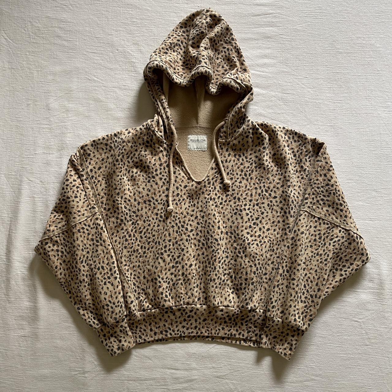 Abercrombie 2024 leopard hoodie