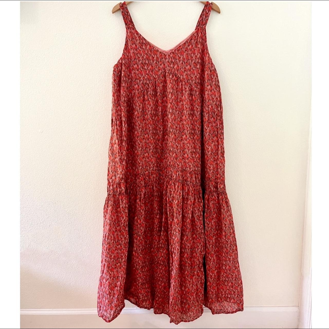 Joie tiered cotton maxi dress is good condition. The... - Depop