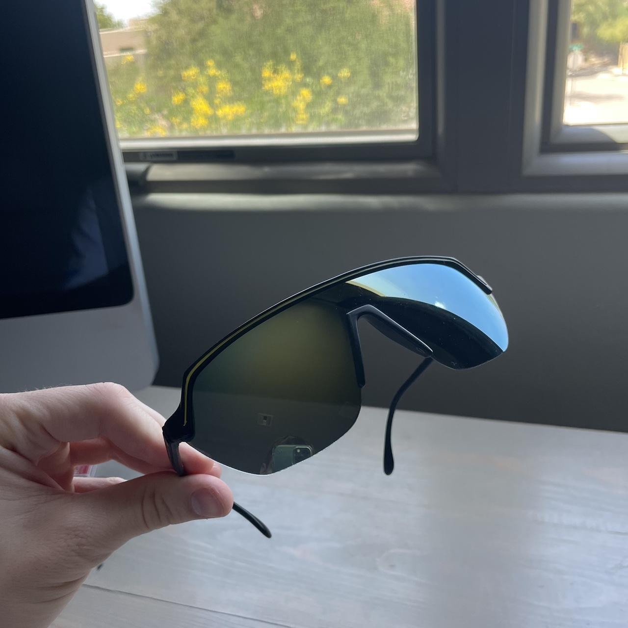 Off-White Manchester sunglasses Colors a grey/blue - Depop