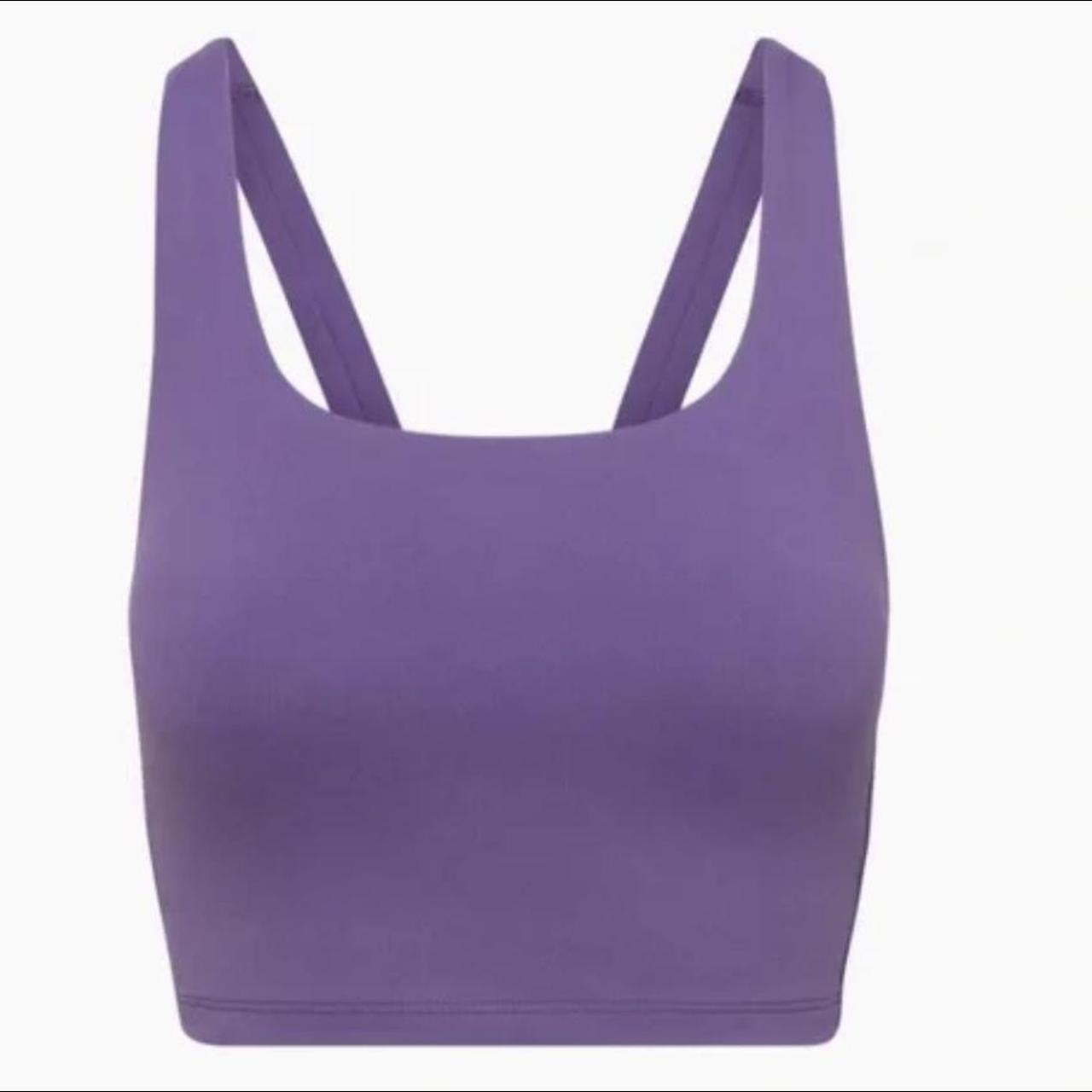 TnaLIFE™ Endure Sports Bra Fig purple Slightly - Depop