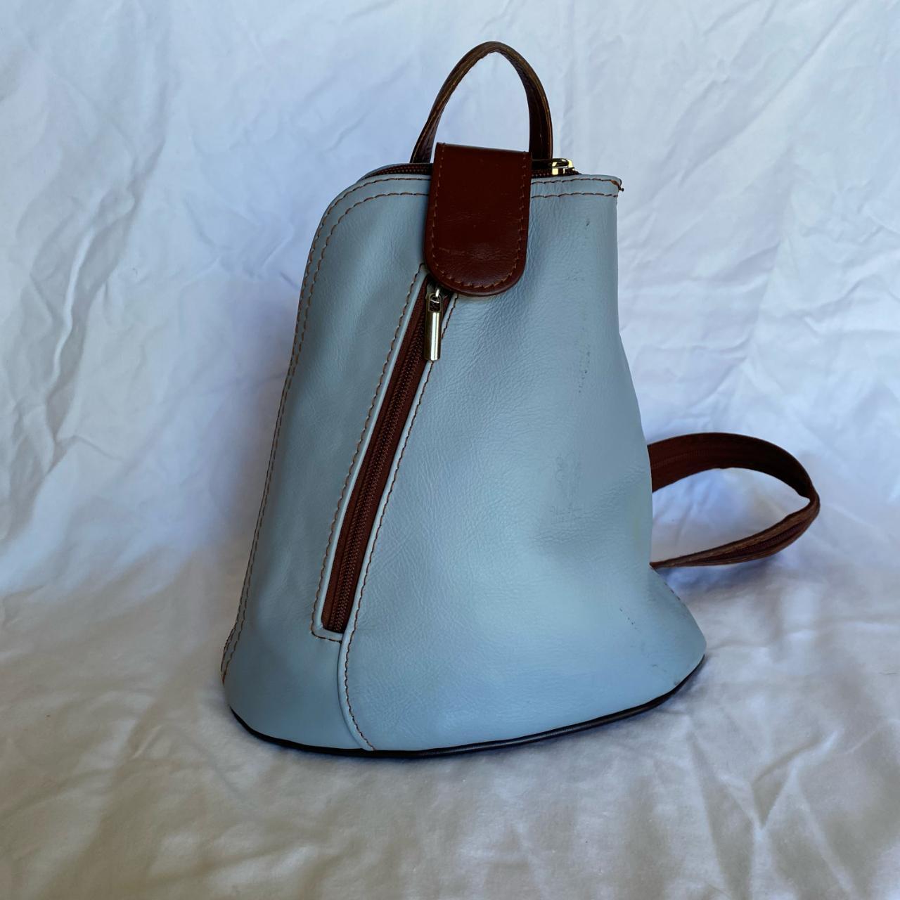 Vera pelle leather backpack hotsell