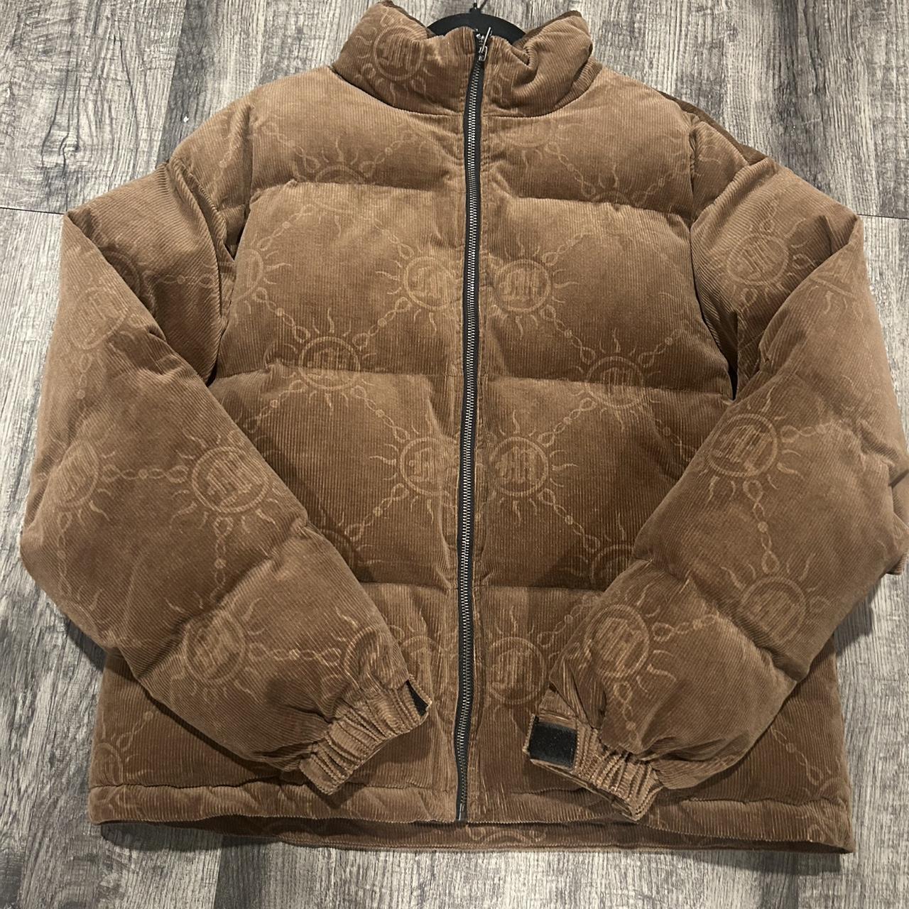 Mertra Camo Hooded Cropped Puffer Jacket Length: | Depop