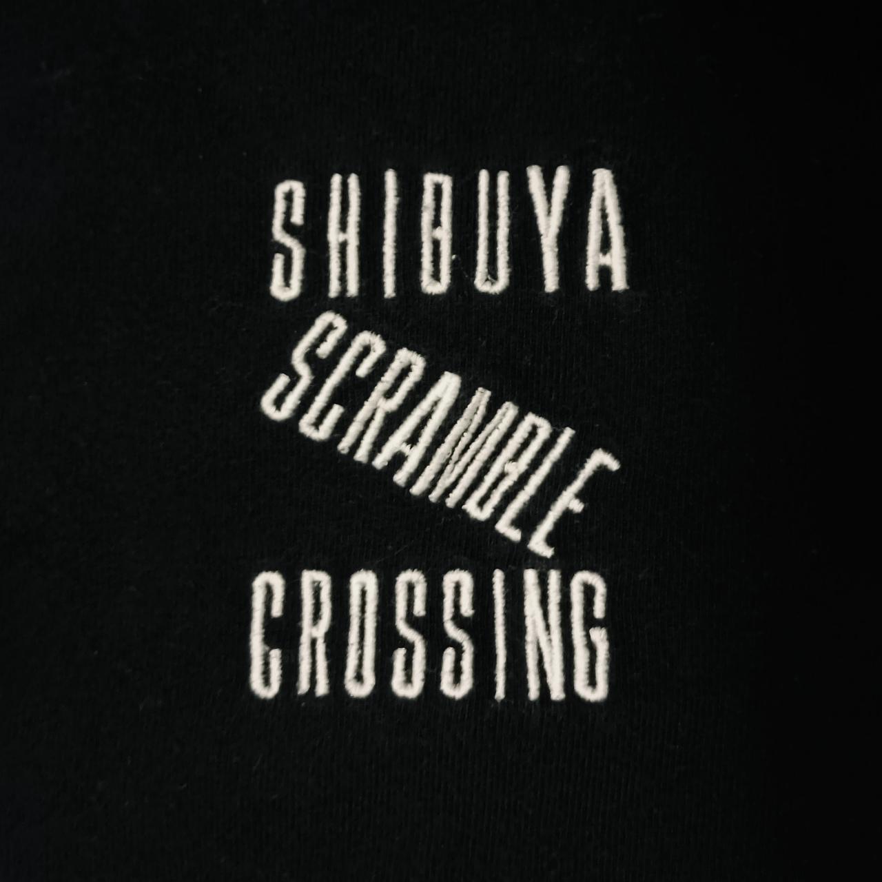 SCRAMBLE CROSSING Tシャツ ブラック Shibuya scramble crossing graphic tee - front | Depop