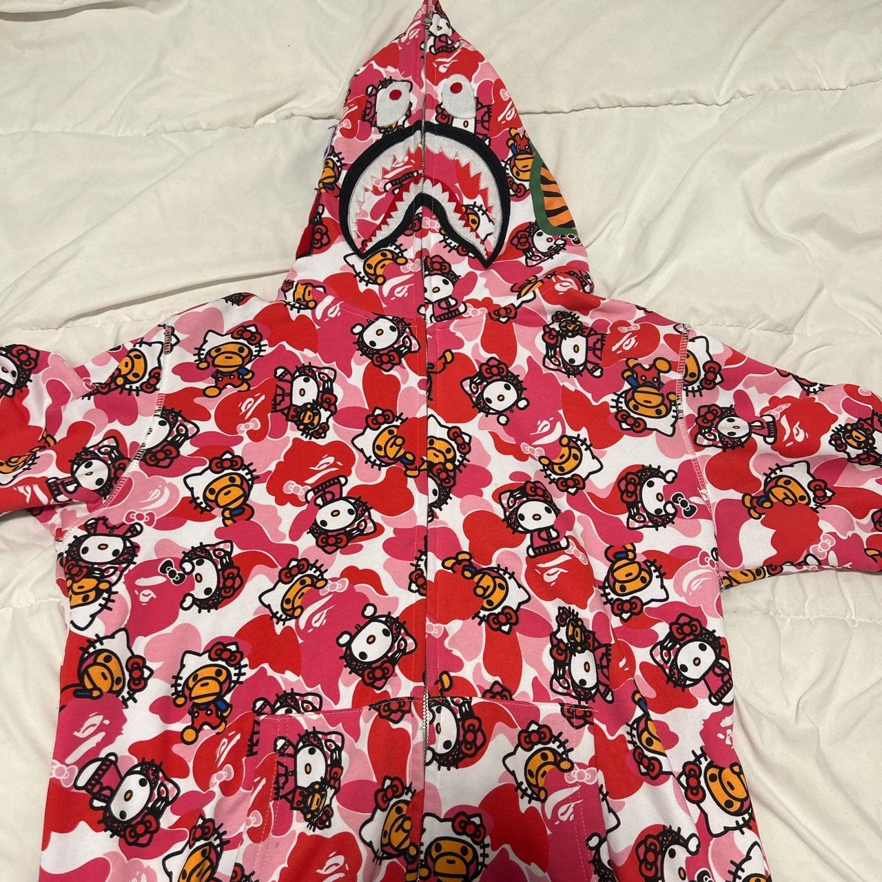 Hello Kitty Bape zip up! Worn with care, basically... - Depop