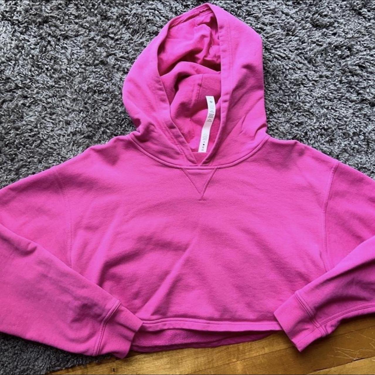 All yours cropped hoodie in sonic pink! ONLY TRADING! 💗 - Depop