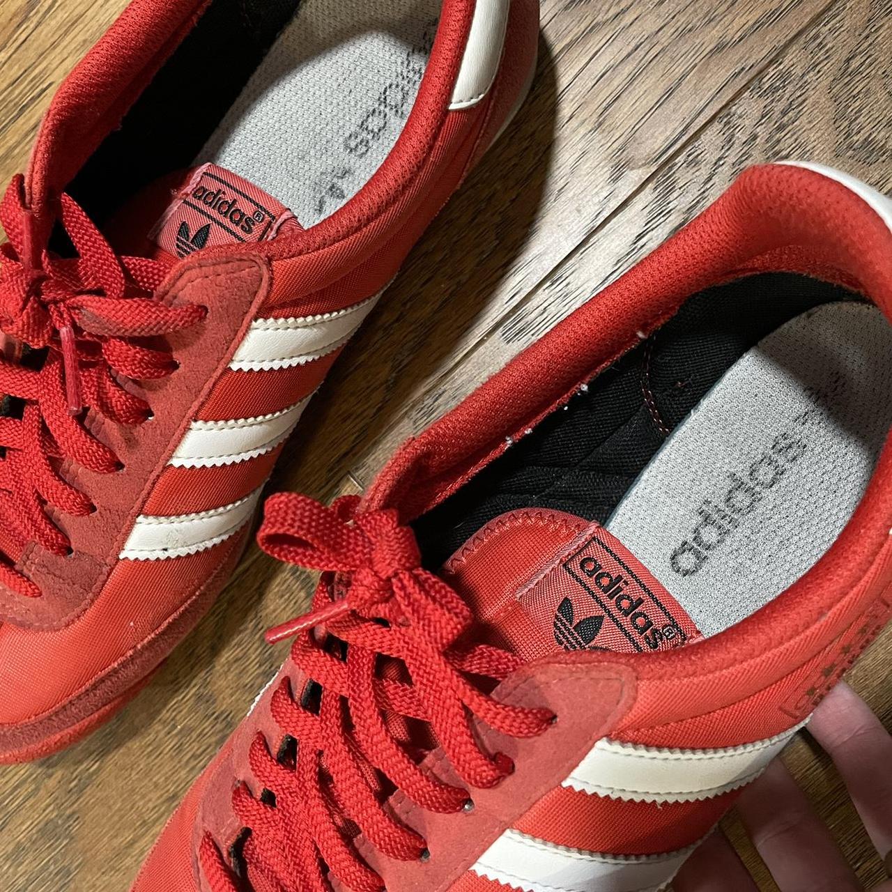 Adidas red dragon outlet trainers