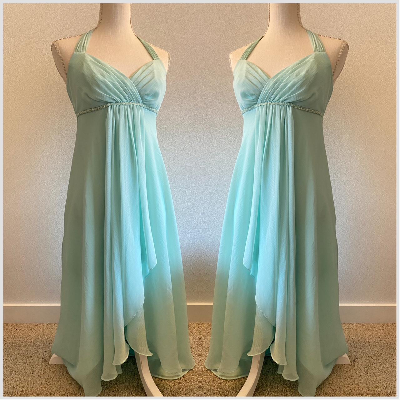 David's bridal mint green dress best sale