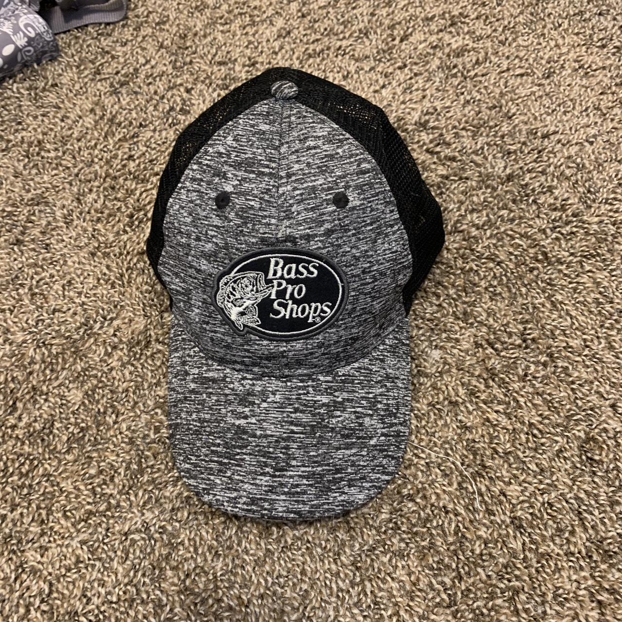 UNISEX Bass Pro Shop Hat One Size Fits All Grey And - Depop