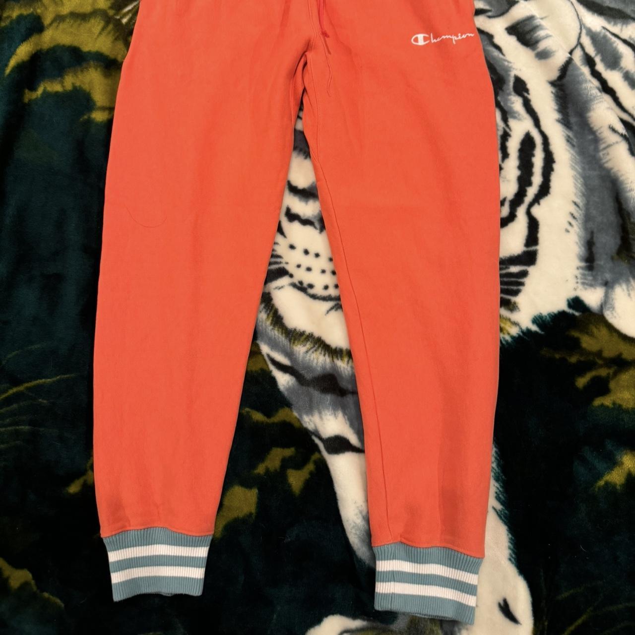 Orange champion sweatpants online