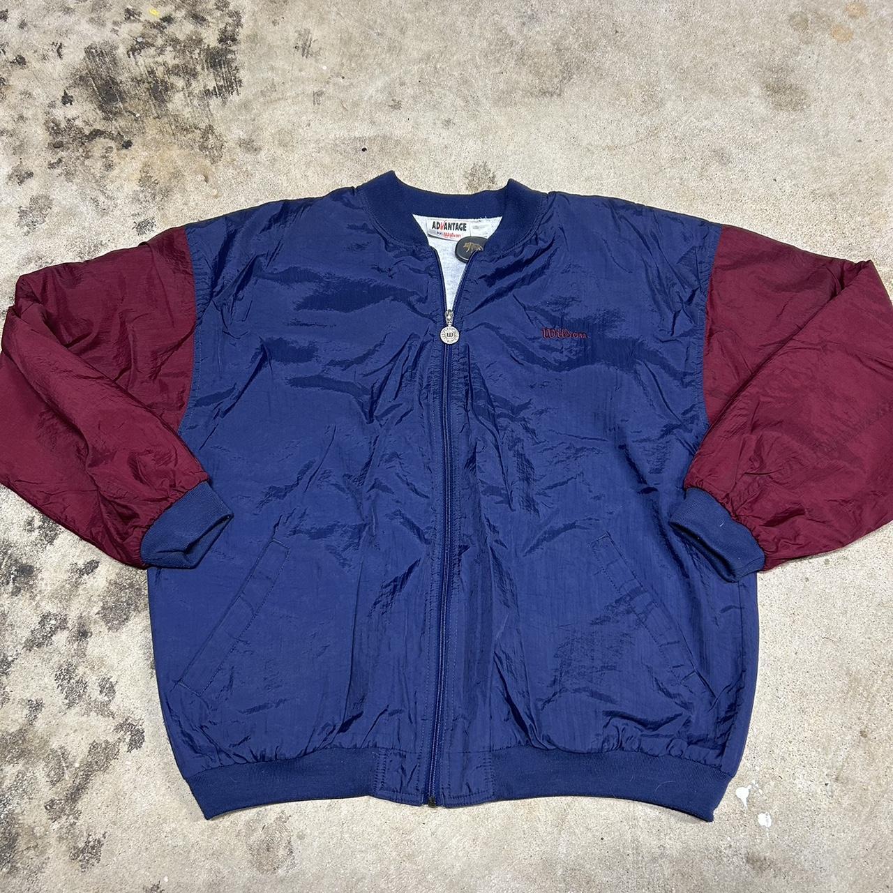 Vintage 90s Wilson Jacket Adult L Super comfy and... - Depop