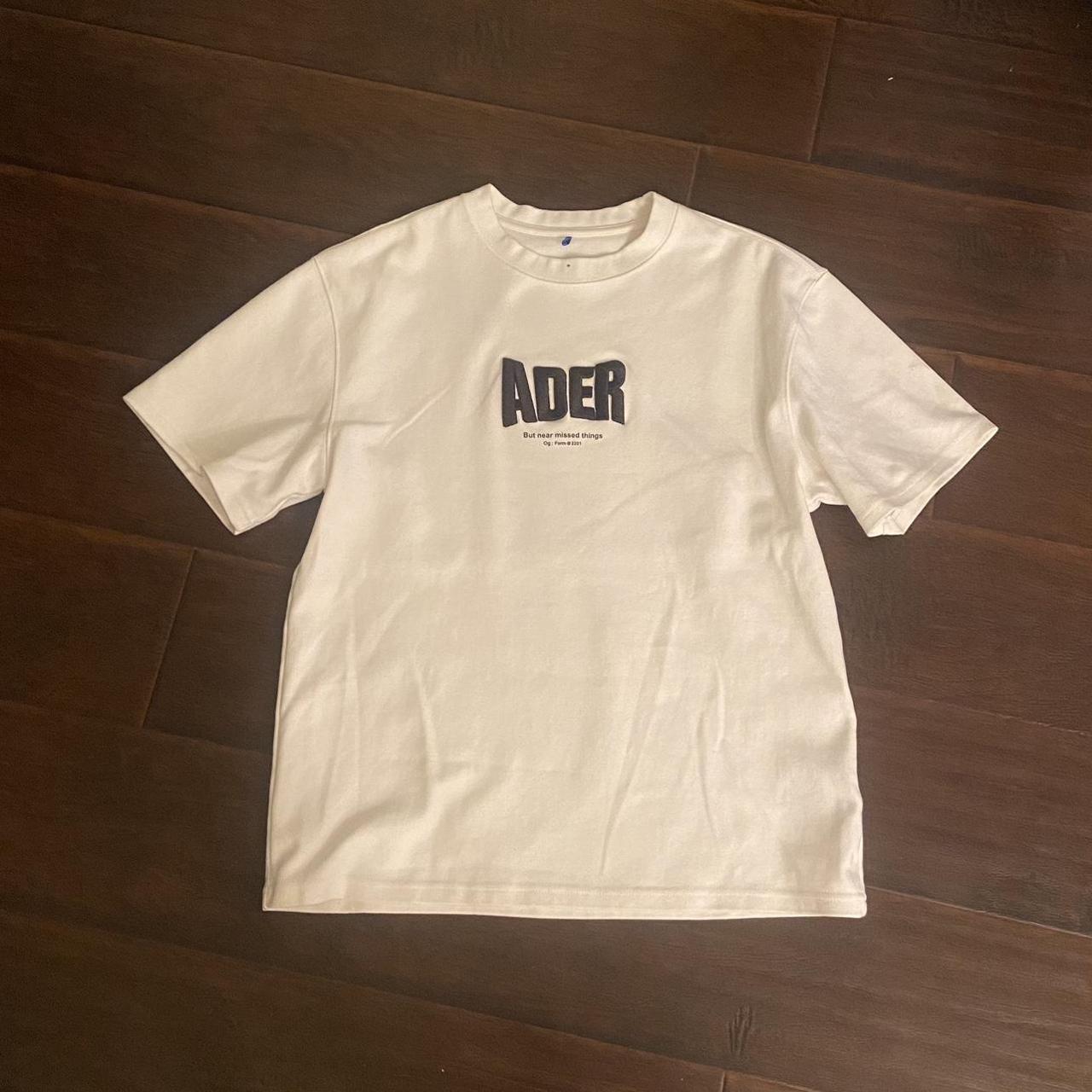 Ader Error Men's White and Cream T-shirt