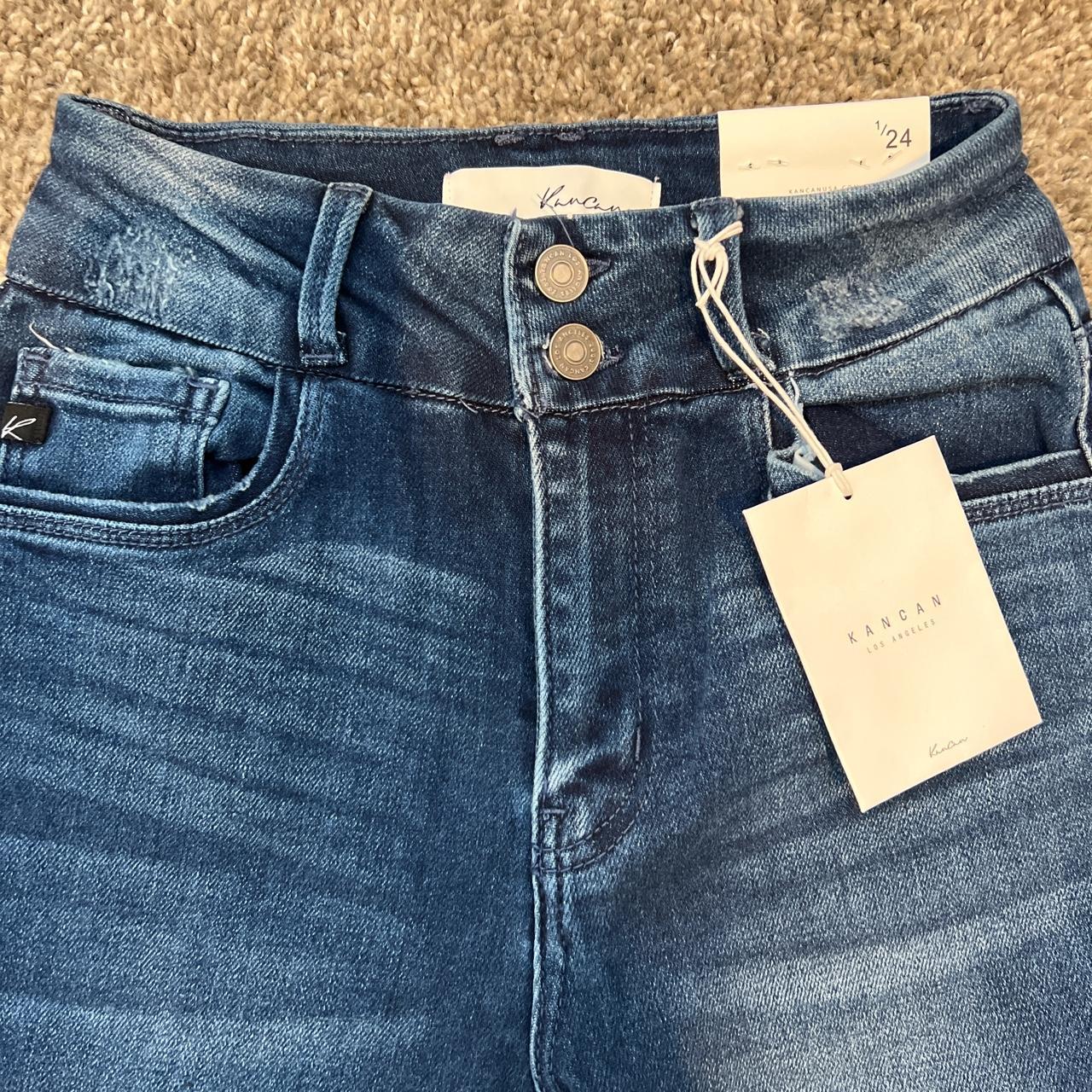 Kancan flare jeans. Brand new, tried on once. Size 24/1 - Depop