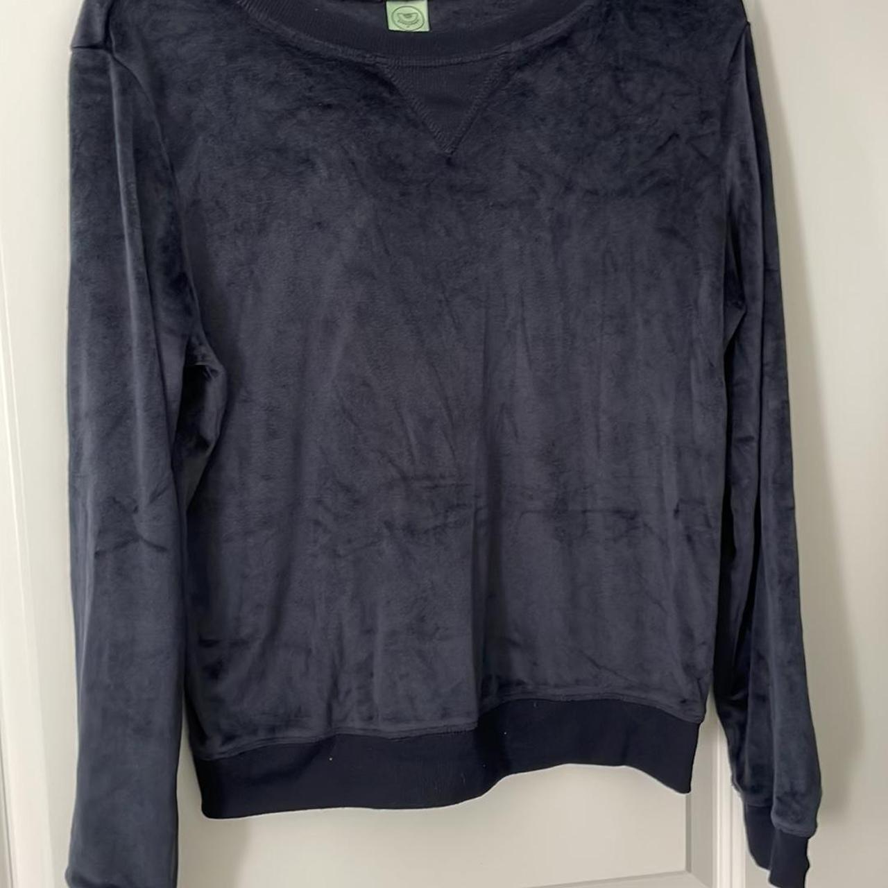 Plush comfy black pajama set!! super comfy worn... Depop