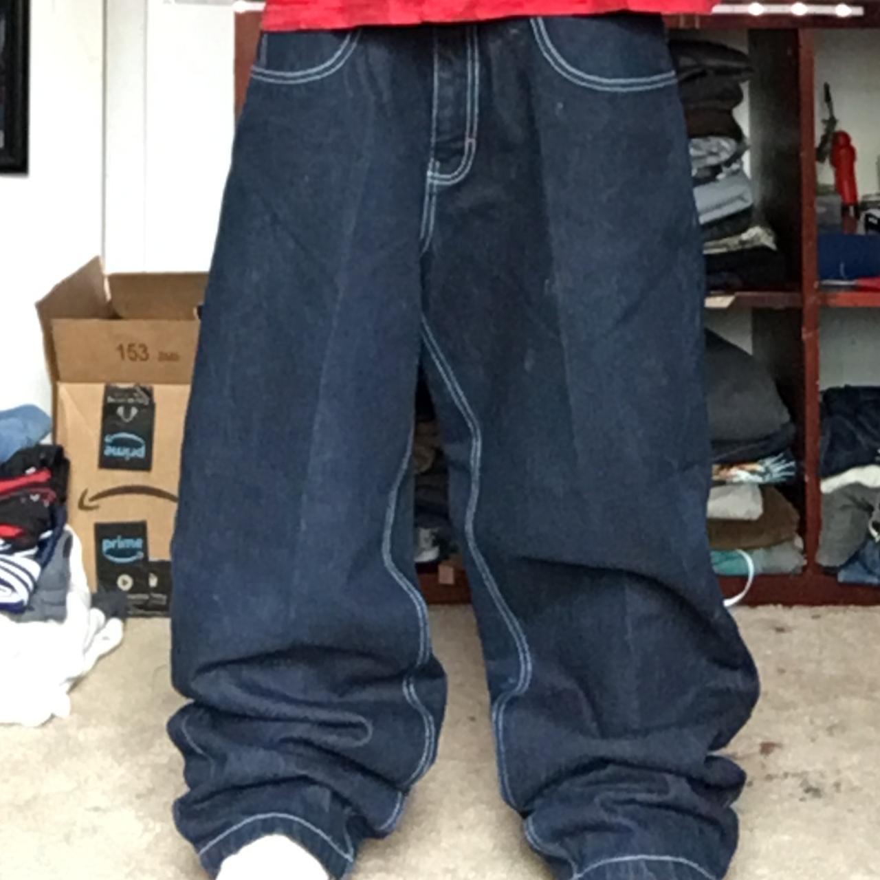 SOUTHPOLE dark wash baggy jeans DONT BUY looking... - Depop