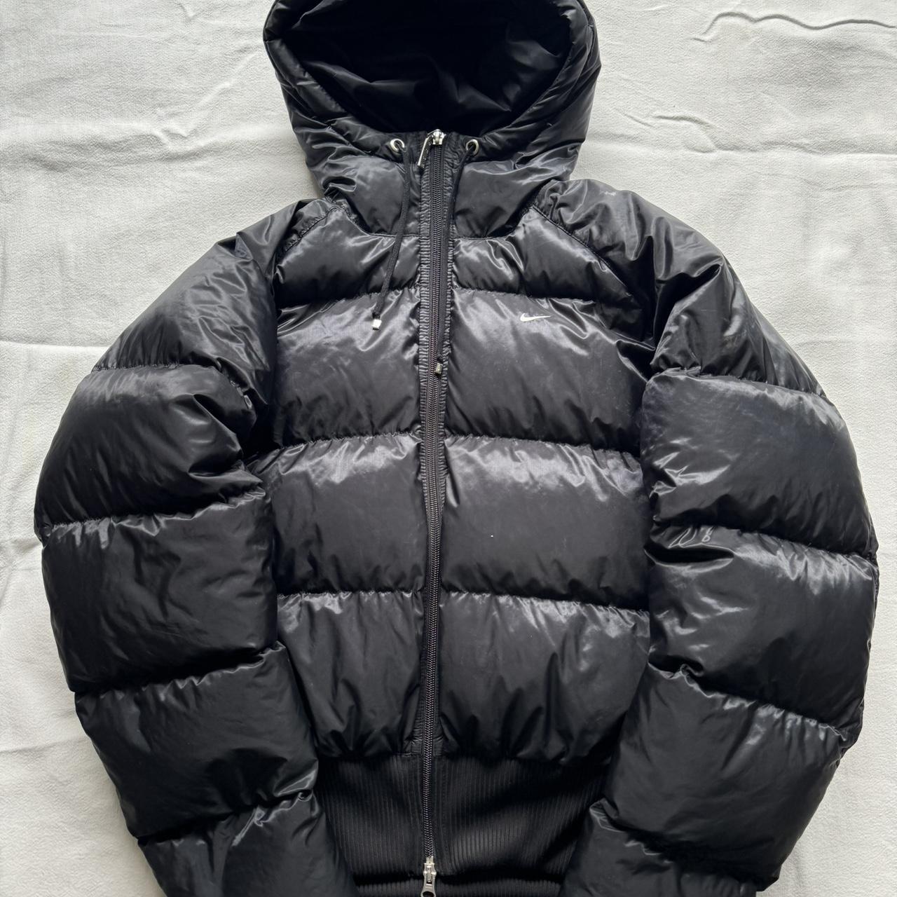 ladies nike long puffer jacket