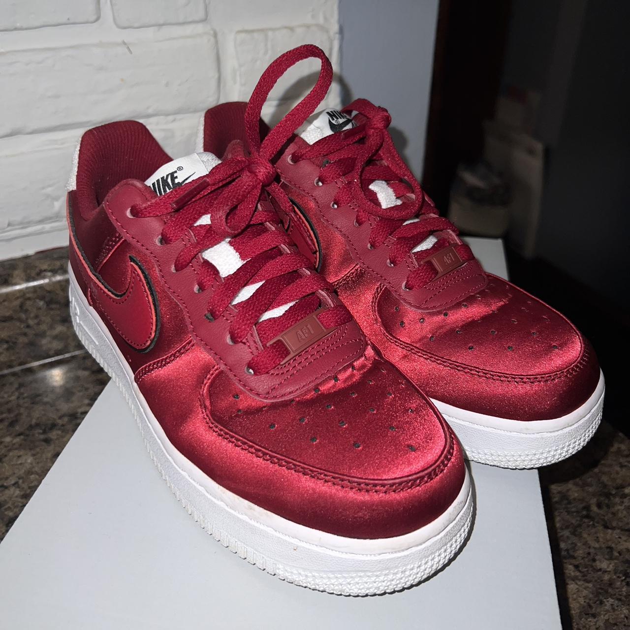 Wmns Air Force '07 SE 'Red Velvet' Red Depop
