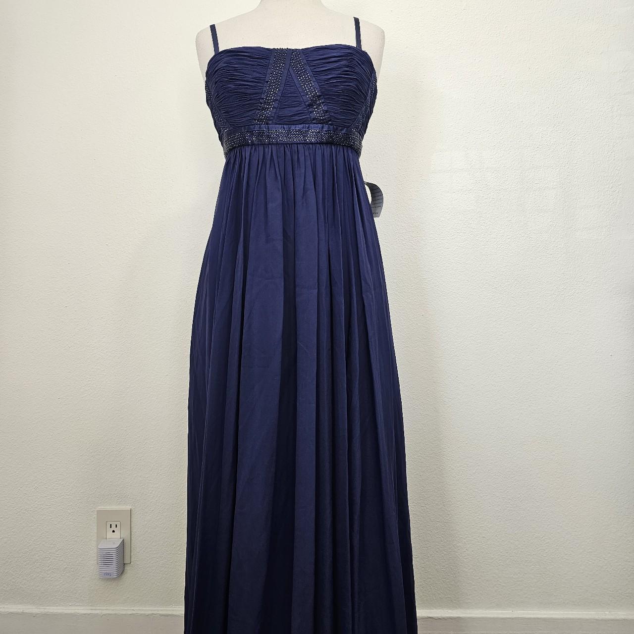 Bcbg umgepackt navy gown