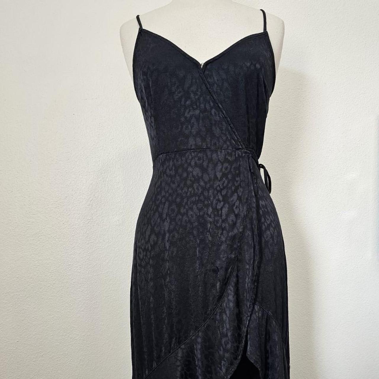 Leopard Print Wrap Dress Abercrombie Fitch Depop