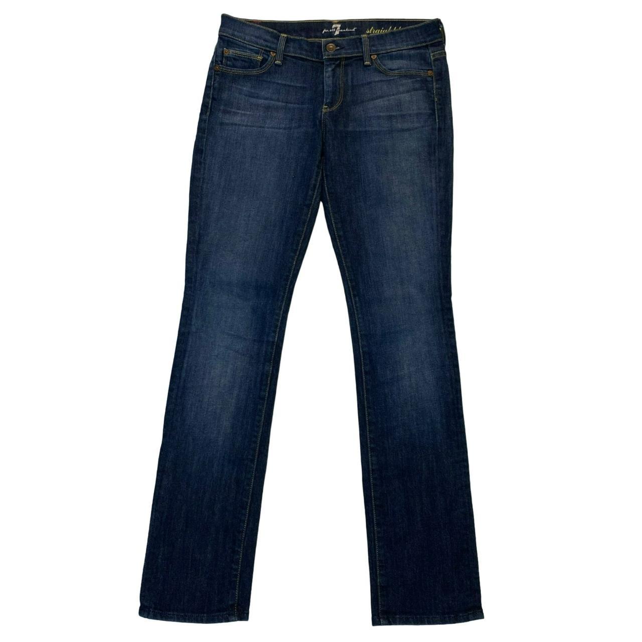 7 for deals all mankind straight leg jeans size 27