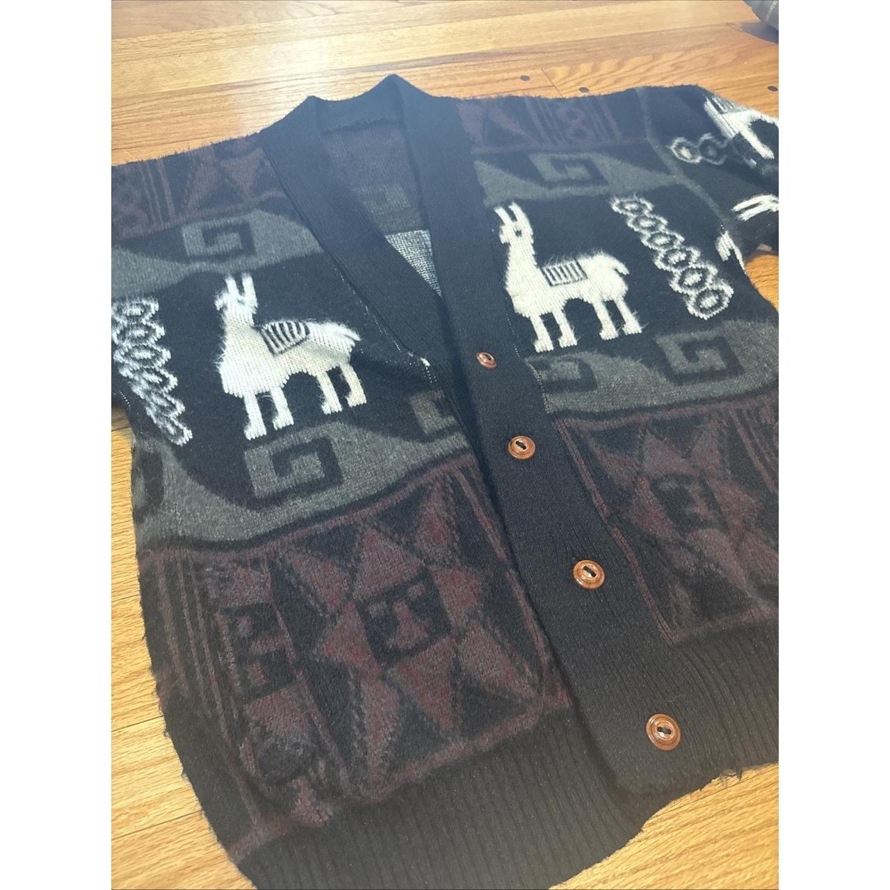 Source Unknown Men's Sweater - Black/Multi - One … - image 3