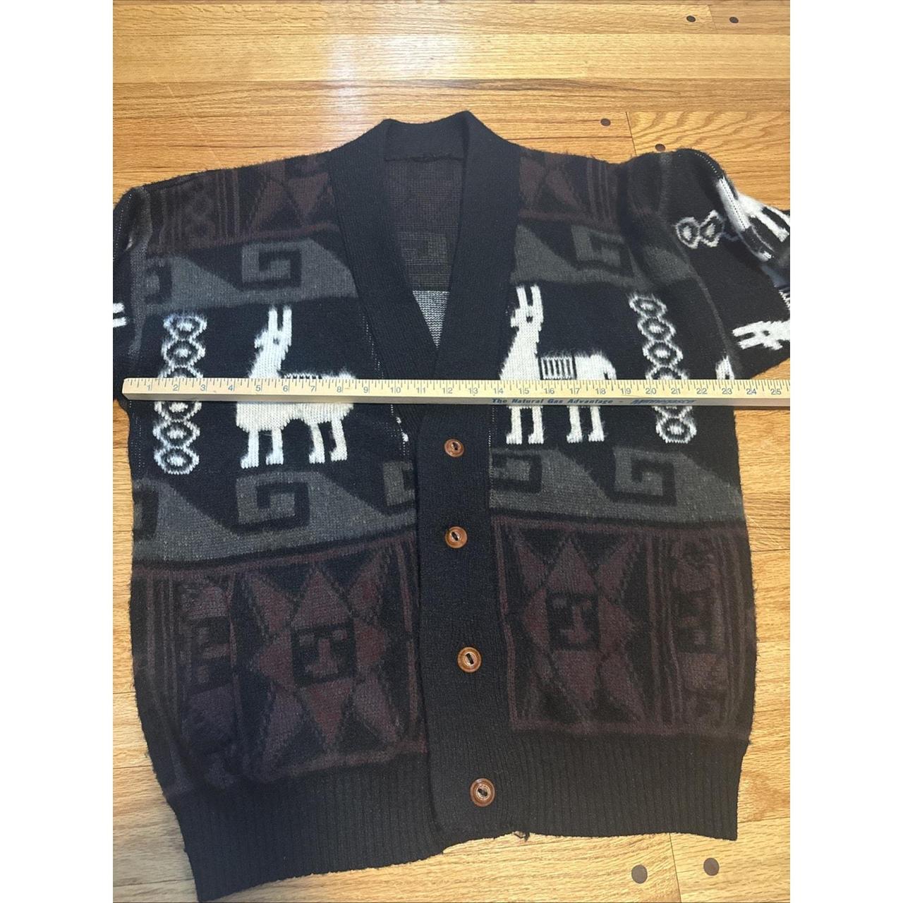 Source Unknown Men's Sweater - Black/Multi - One … - image 5