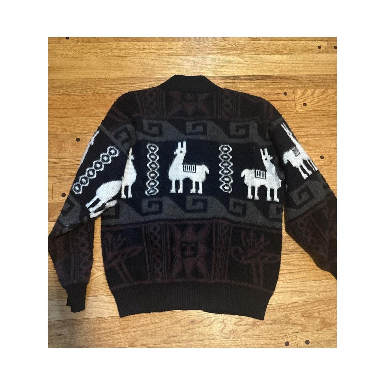 Source Unknown Men's Sweater - Black/Multi - One … - image 7